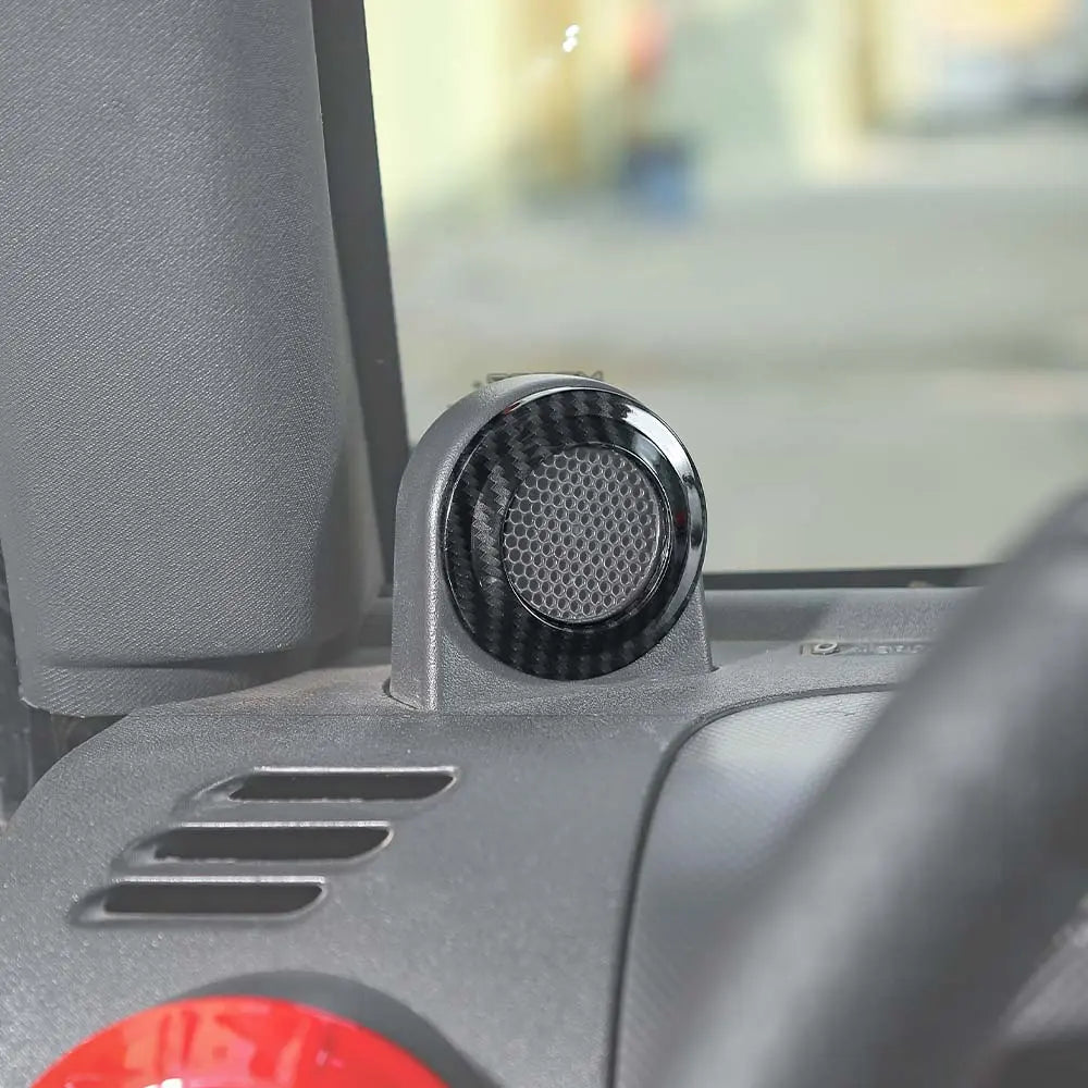For 2007-2014 Jeep Wrangler JK JKU A-Pillar Speaker Ring Cover Trim
