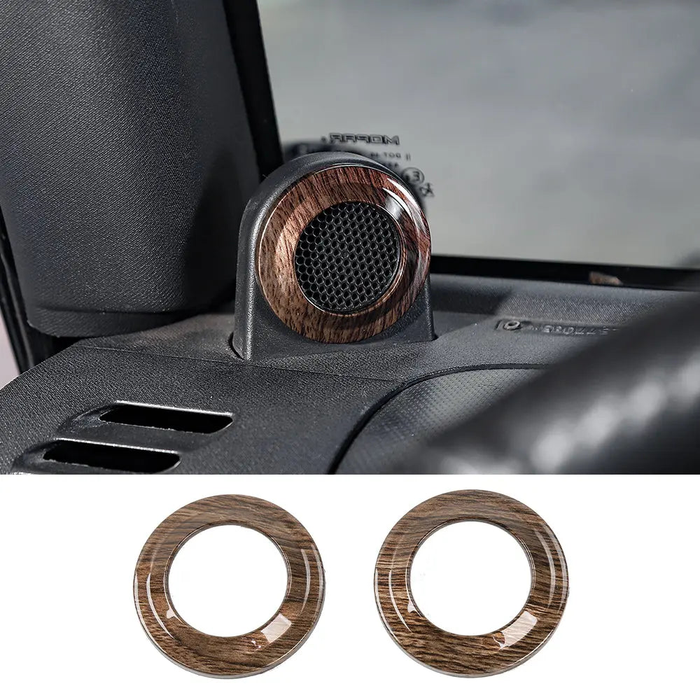 For 2007-2014 Jeep Wrangler JK JKU A-Pillar Speaker Ring Cover Trim