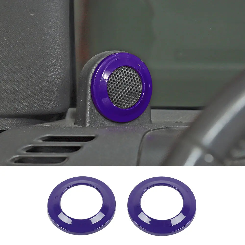 For 2007-2014 Jeep Wrangler JK JKU A-Pillar Speaker Ring Cover Trim