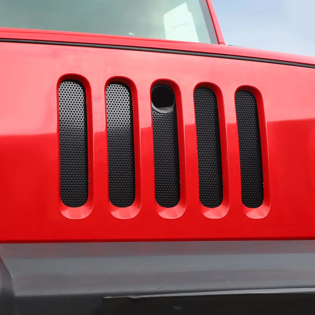 For 2007-2015 Jeep Wrangler JK Front Grille Mesh Tablet Insect Proof Net Accessories