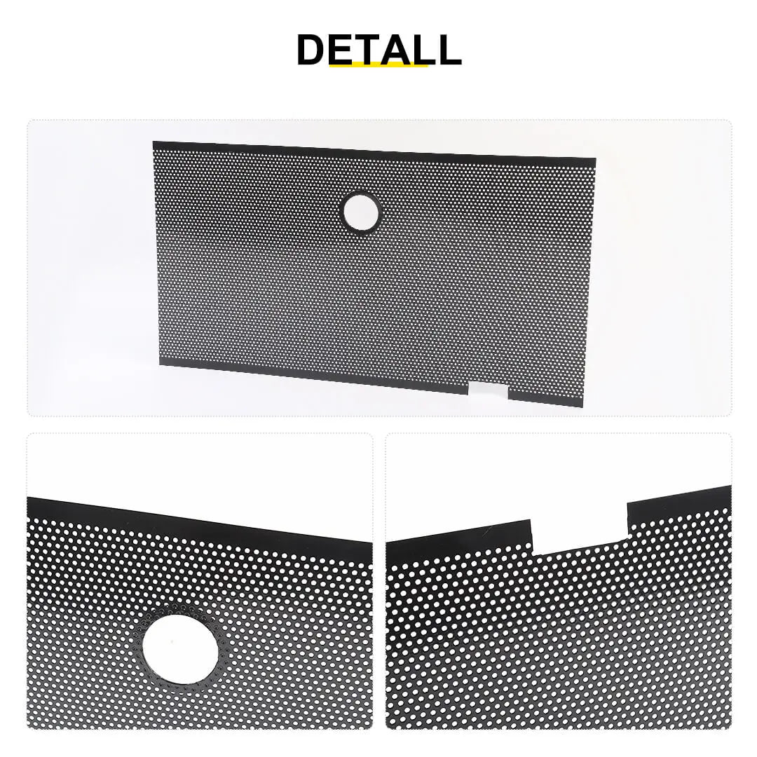 For 2007-2015 Jeep Wrangler JK Front Grille Mesh Tablet Insect Proof Net Accessories