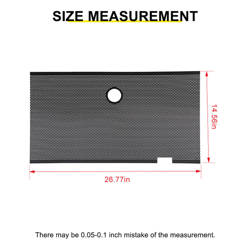 For 2007-2015 Jeep Wrangler JK Front Grille Mesh Tablet Insect Proof Net Accessories