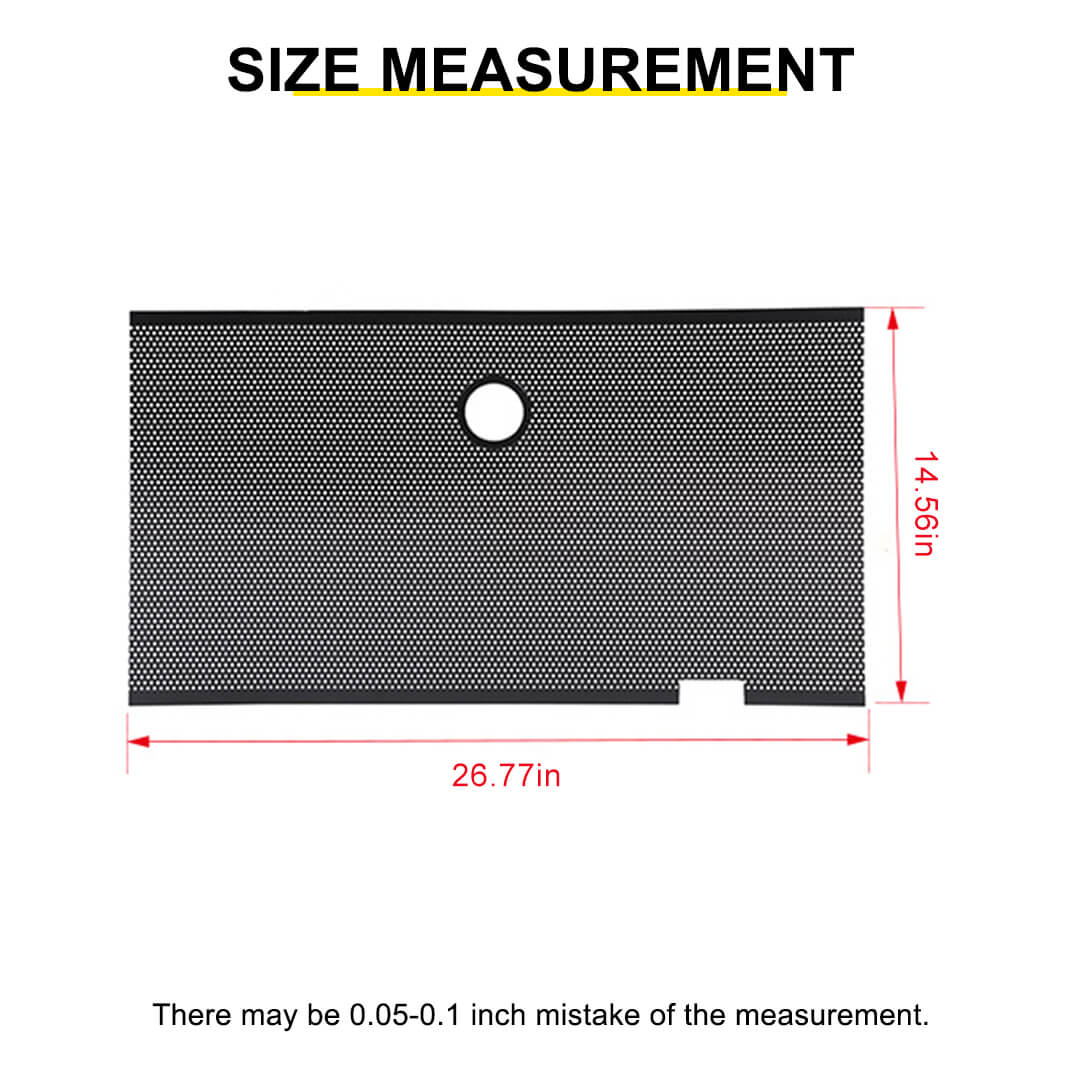 For 2007-2015 Jeep Wrangler JK Front Grille Mesh Tablet Insect Proof Net Accessories