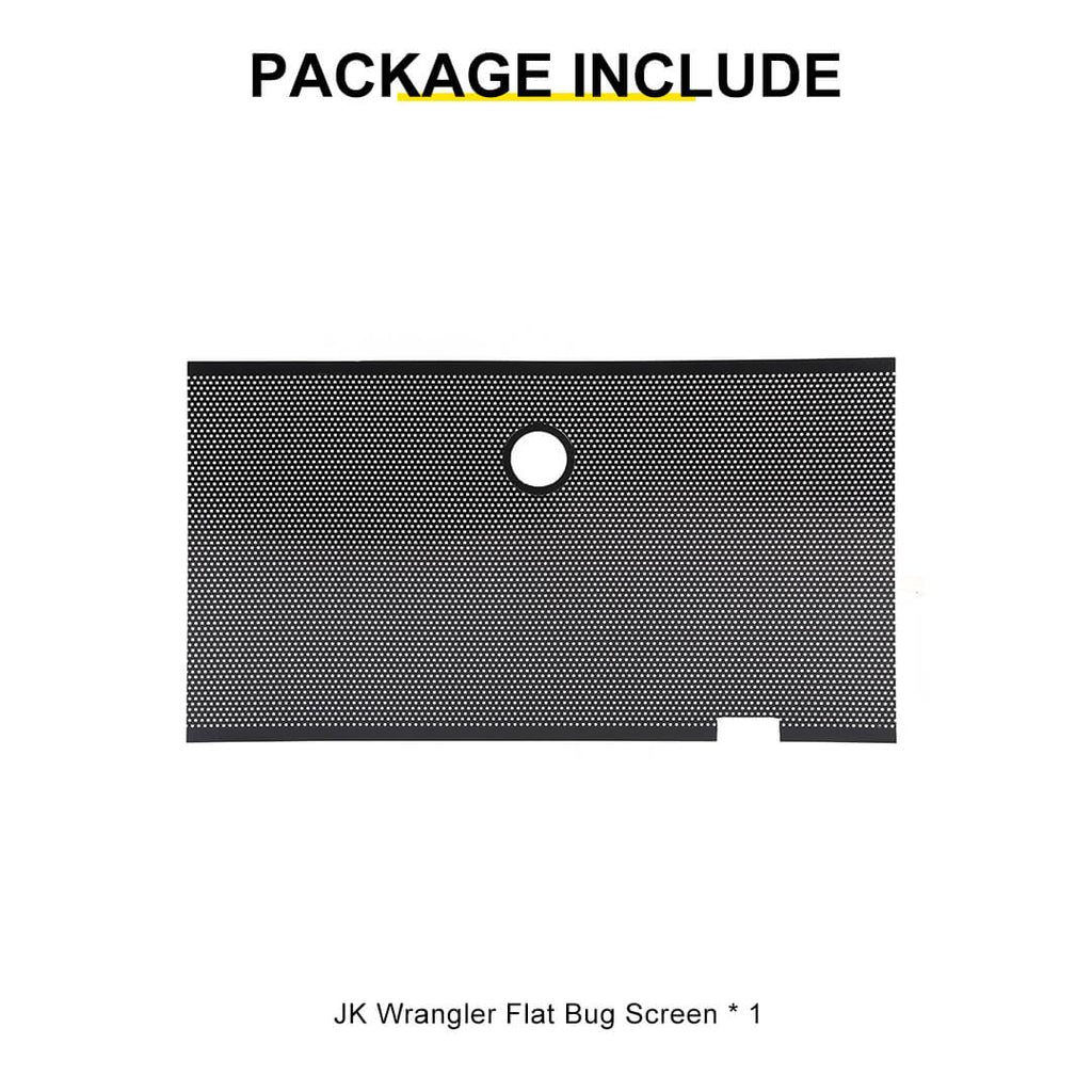 For 2007-2015 Jeep Wrangler JK Front Grille Mesh Tablet Insect Proof Net Accessories