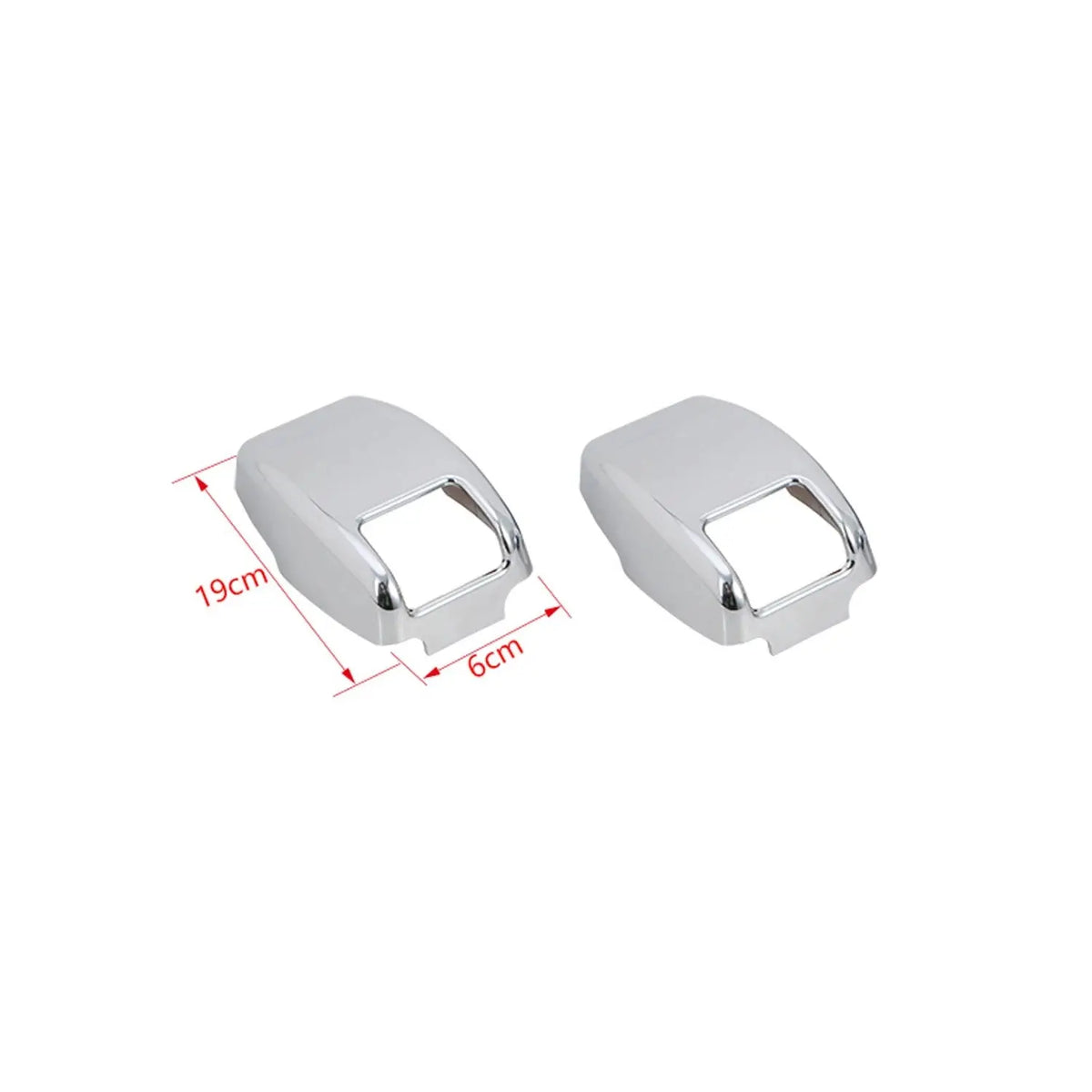 For 2007-2016 Jeep Compass/2011-2016 Patriot Interior Seat Safety Belt Button Cover Trim