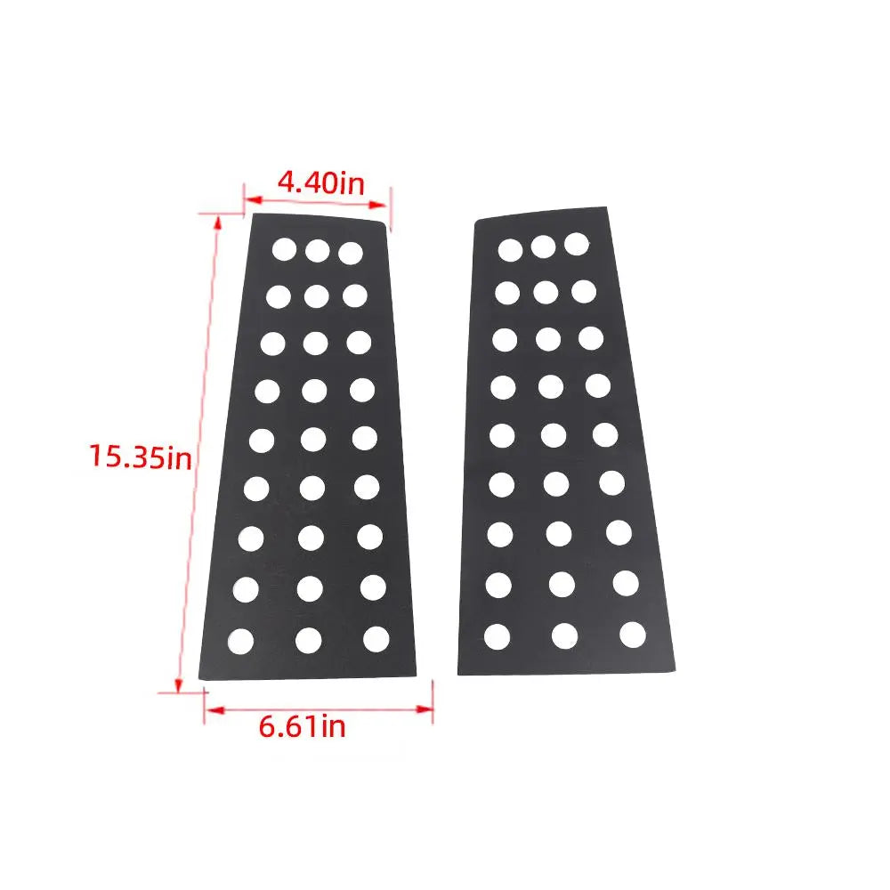 For 2007-2016 Jeep Compass Rear Small Window Glass Plate Panel Trim Cover
