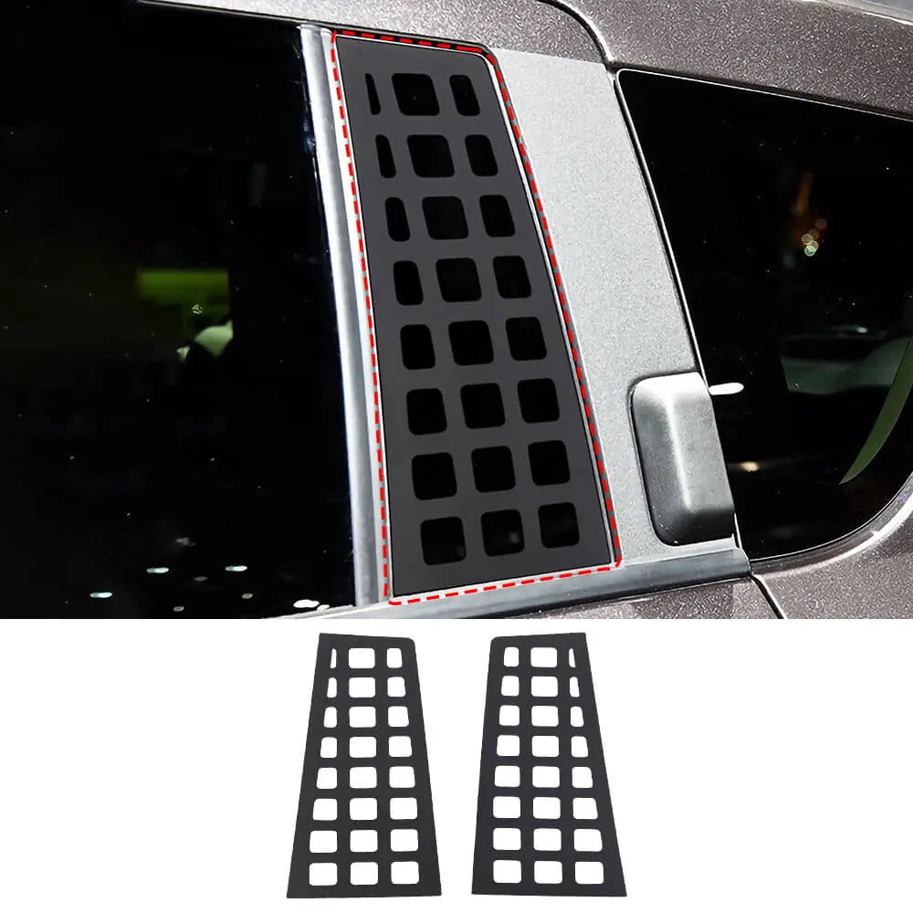 For 2007-2016 Jeep Compass Rear Small Window Glass Plate Panel Trim Cover