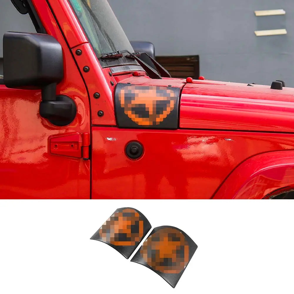 For 2007-2018 Jeep Wrangler JK Hood Body Armor Corner Cover Guards