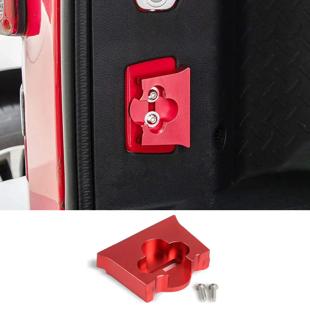 For 2007-2018 Jeep Wrangler JK JKU 2-Door & 4 Door Aluminum Alloy Rear Trunk Door Latch TL01 Tailgate Limiter