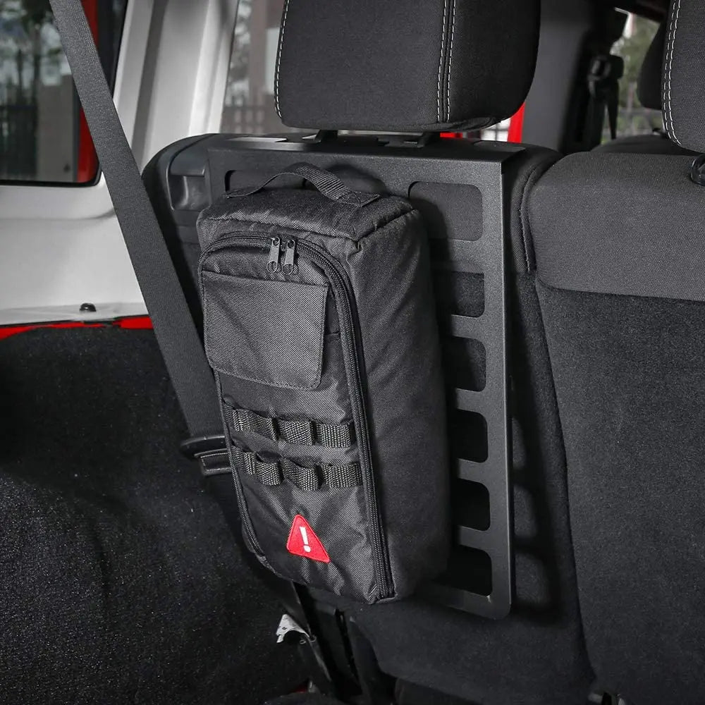 For 2007–2018 Jeep Wrangler JK JKU – Rear Seat & Trunk MOLLE Panel | Modular Tactical Storage System