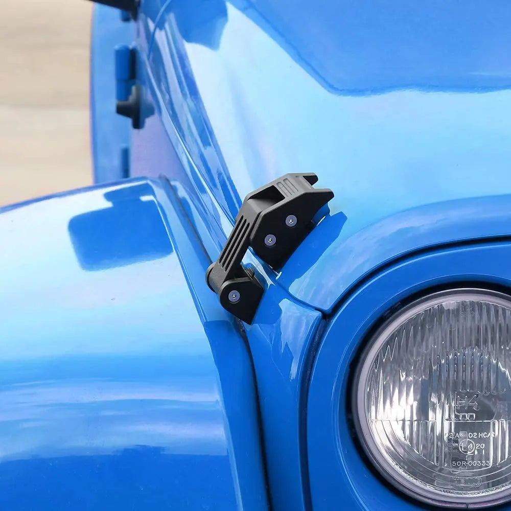For 2007+ Jeep Wrangler JK JL Gladiator JT Stainless Steel Hood Catch Latches Kit