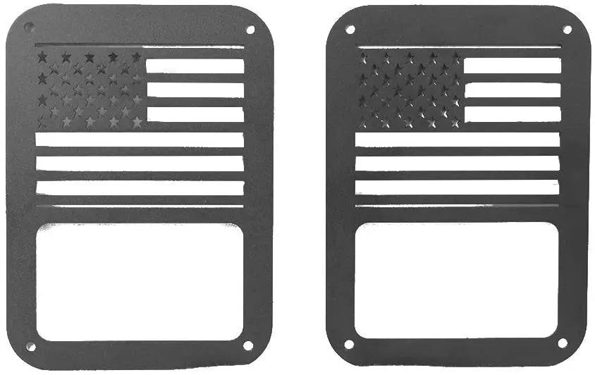 For 2007-2018 Jeep Wrangler JK JKU Tail Light & Third Brake Light Guards