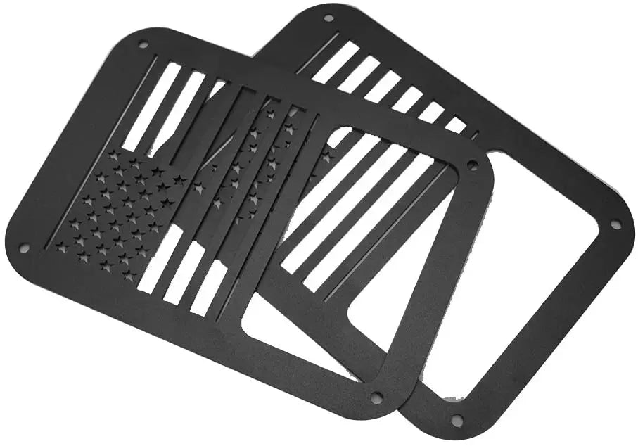 For 2007-2018 Jeep Wrangler JK JKU Tail Light & Third Brake Light Guards