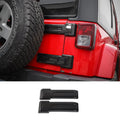 For 2007-2018 Jeep Wrangler JK JKU Tailgate Hinge Spare Tire Bracket Cover Trim