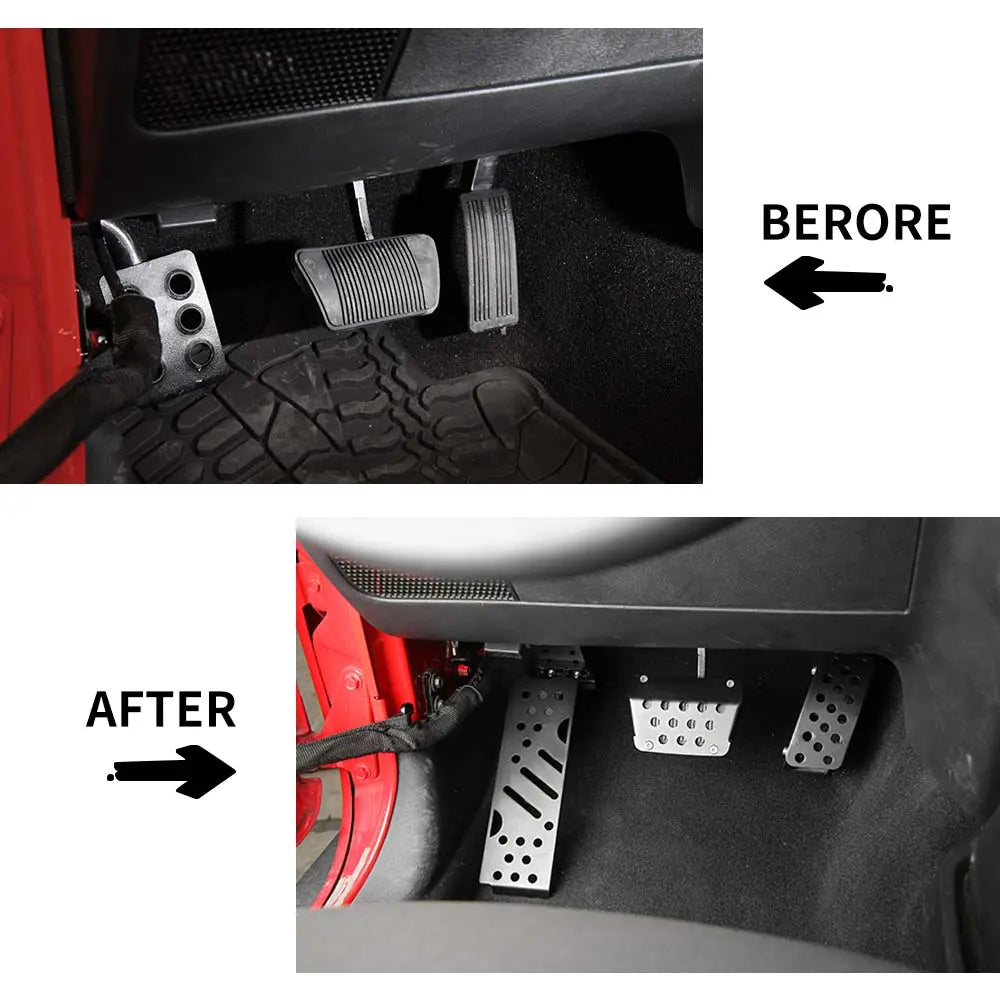 For 2007-2018 JK Jeep Wrangler Gas and Brake Pedal Kit