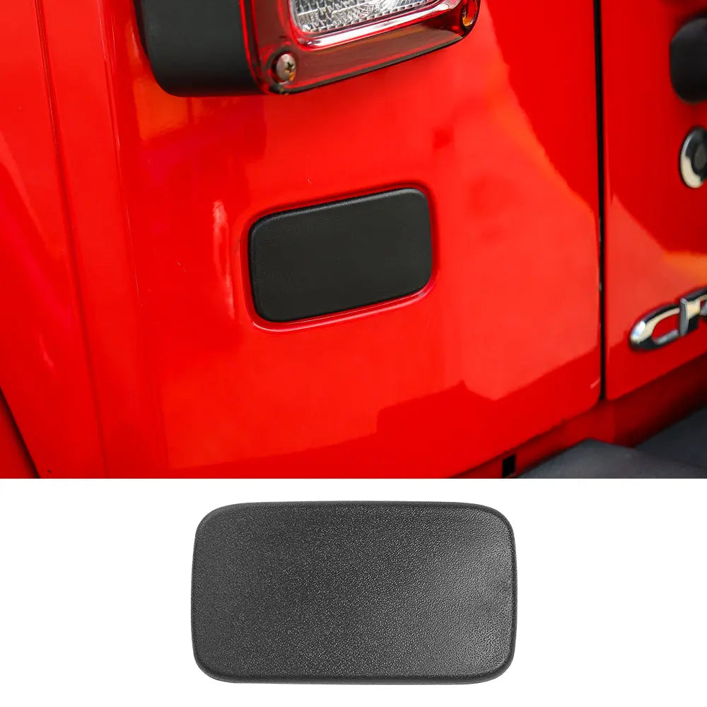 For 2007-2018 Jeep JK JKU Rear License Plate Deletion Panel Trim Cover 1PC