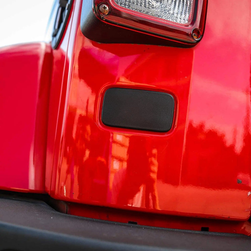 For 2007-2018 Jeep JK JKU Rear License Plate Deletion Panel Trim Cover 1PC