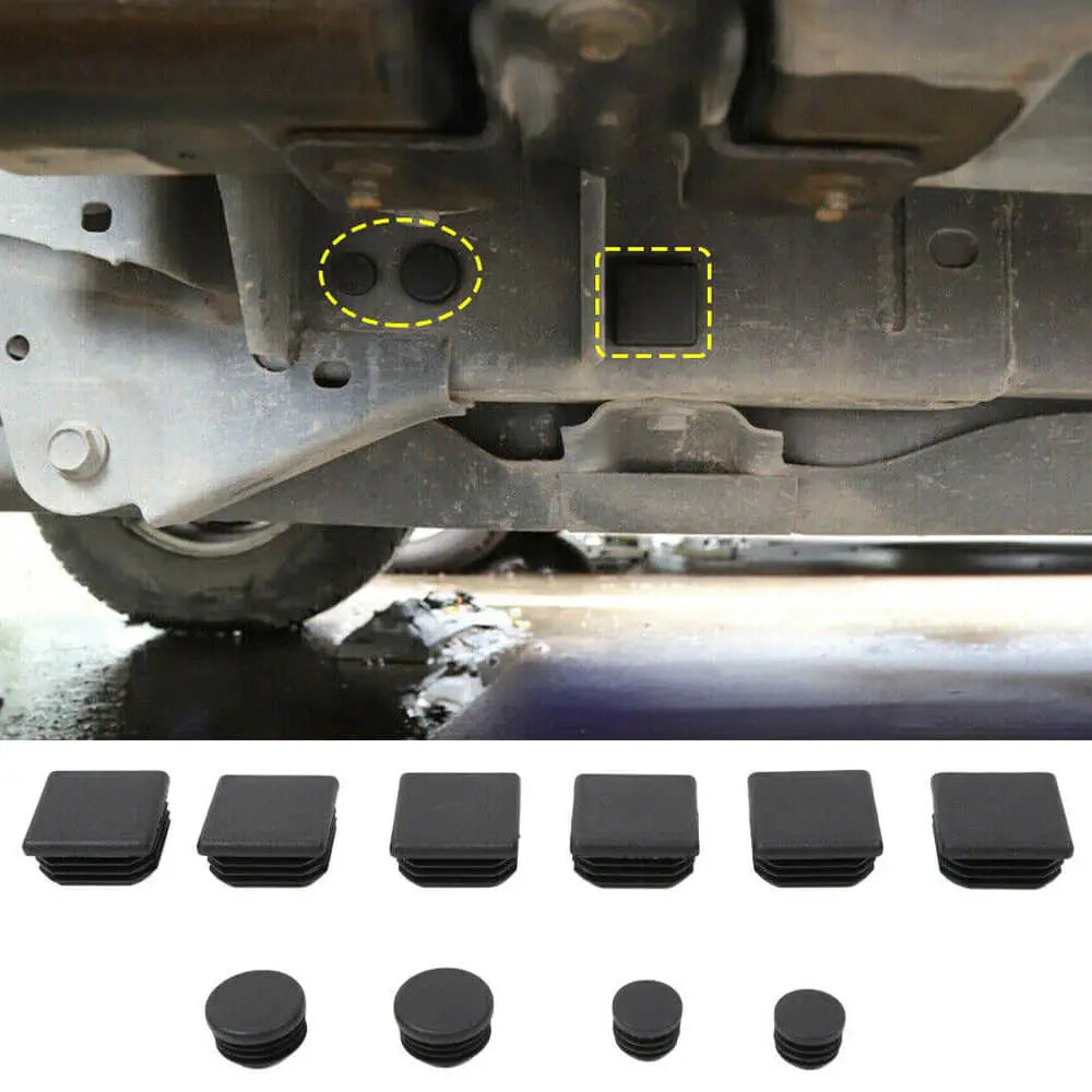 For 2007-2018 Jeep Wrangler JK 10X Chassis Waterproof Rubber Stopper Plugs