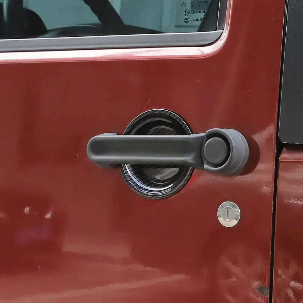 For 2007-2018 Jeep Wrangler JK 2-Door Exterior Door Handle Bowl Cover Trim Decor