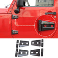 For 2007-2018 Jeep Wrangler JK 2-Door Hinge Covers Protector Trim Kit,4pcs
