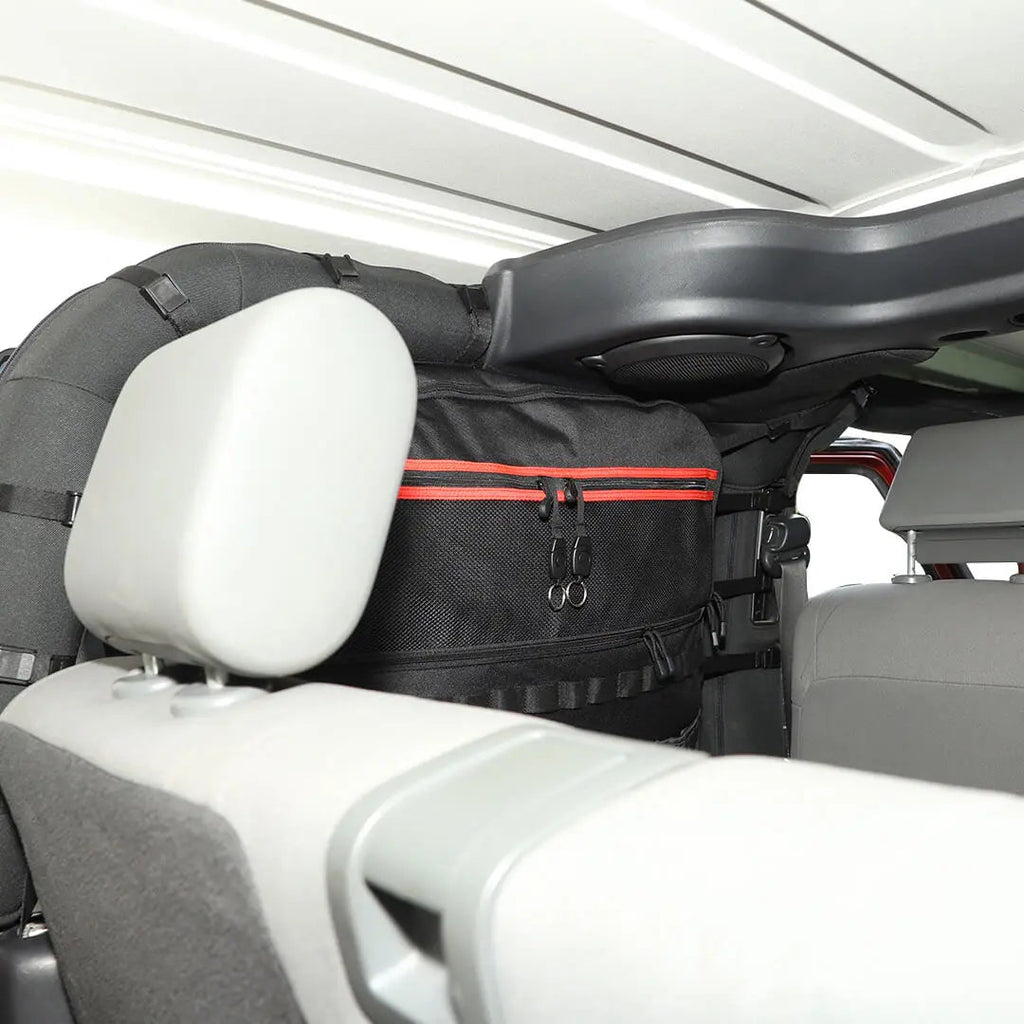 For 2007-2018 Jeep Wrangler JK 2 Door Rear Trunk Roll Bar Storage Bag（2 pcs）