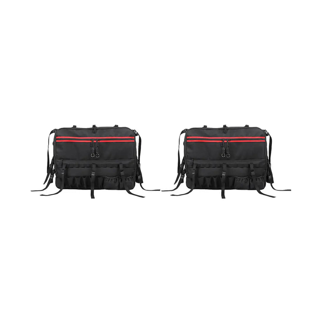 For 2007-2018 Jeep Wrangler JK 2 Door Rear Trunk Roll Bar Storage Bag（2 pcs）
