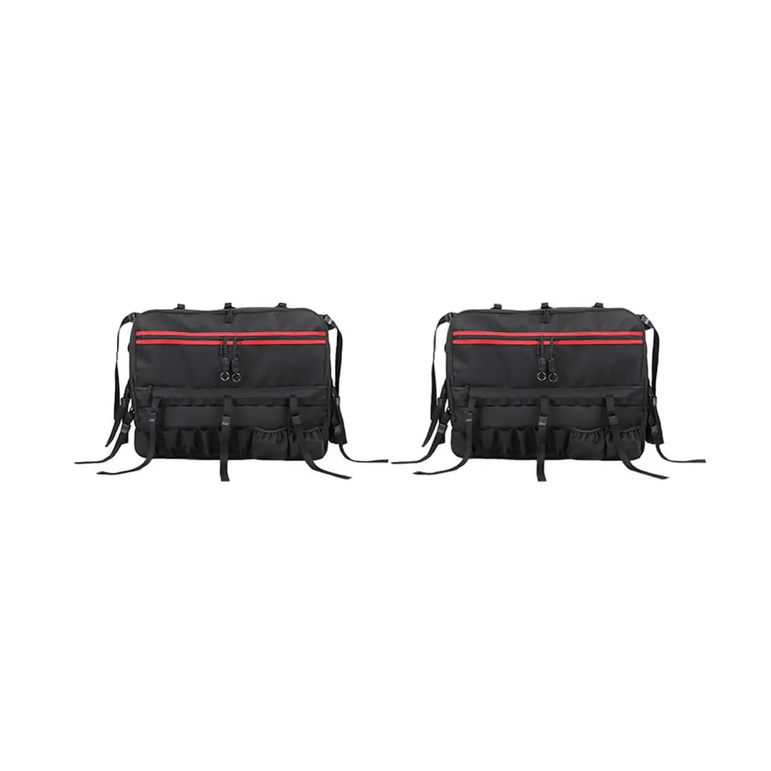 For 2007-2018 Jeep Wrangler JK 2 Door Rear Trunk Roll Bar Storage Bag（2 pcs）