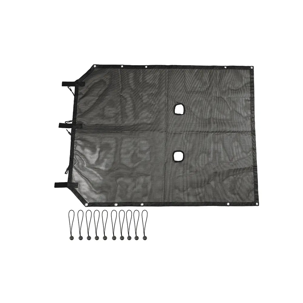For 2007-2018 Jeep Wrangler JK 2-Door  Sunroof Sun Shade Insulation Net Black