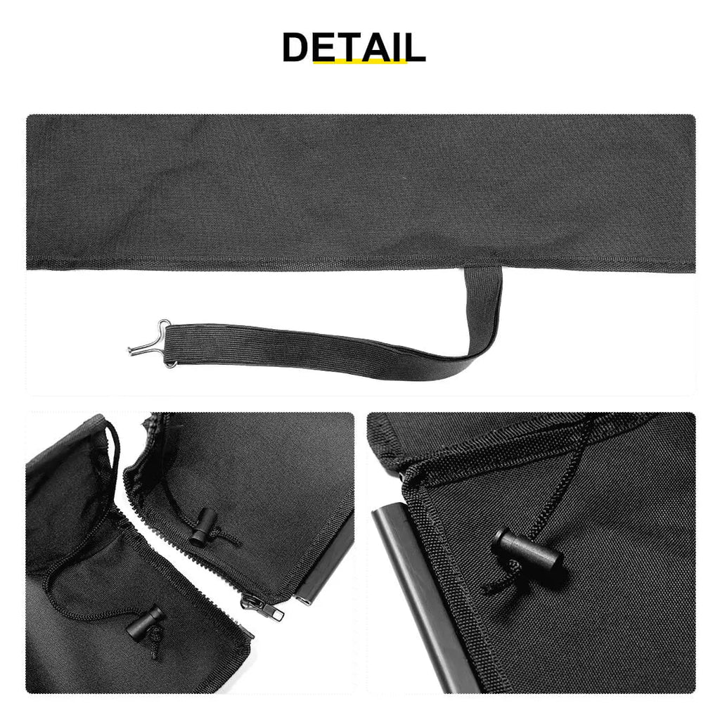 For 2007-2018 Jeep Wrangler JK 2-Door Trunk Divider & Cargo Cover Cargo Privacy Shade (2 pcs)