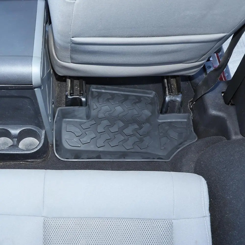 For 2007-2018 Jeep Wrangler JK 2-Door Waterproof Car Floor Foot Mats Replacement