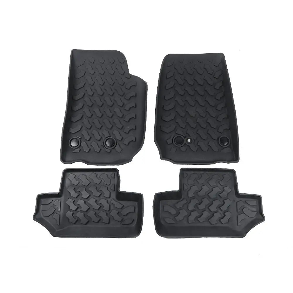 For 2007-2018 Jeep Wrangler JK 2-Door Waterproof Car Floor Foot Mats Replacement