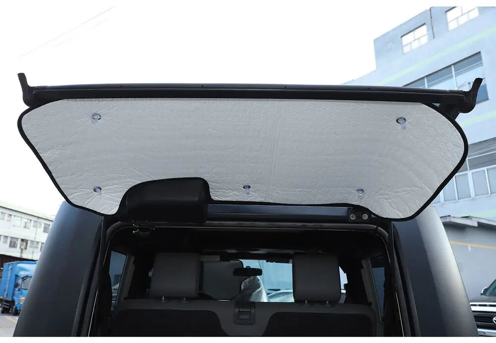 For 2007-2018 Jeep Wrangler JK 2-Door Windshield Full Window Sunshade Visors Full Set UV Block Cover×6