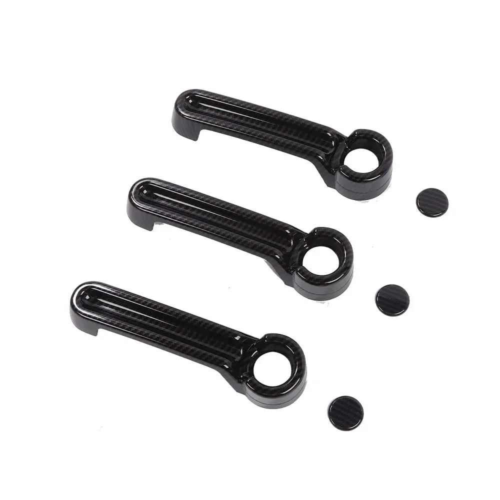For 2007-2018 Jeep Wrangler JK 2 Doors Exterior Door Handle & Tailgate Cover Trim