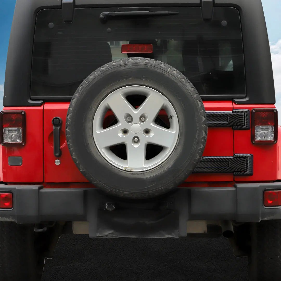 For 2007-2018 Jeep Wrangler JK 2-Door/Hood/Tailgate Hinge Trim Cover Kit (8 pcs)