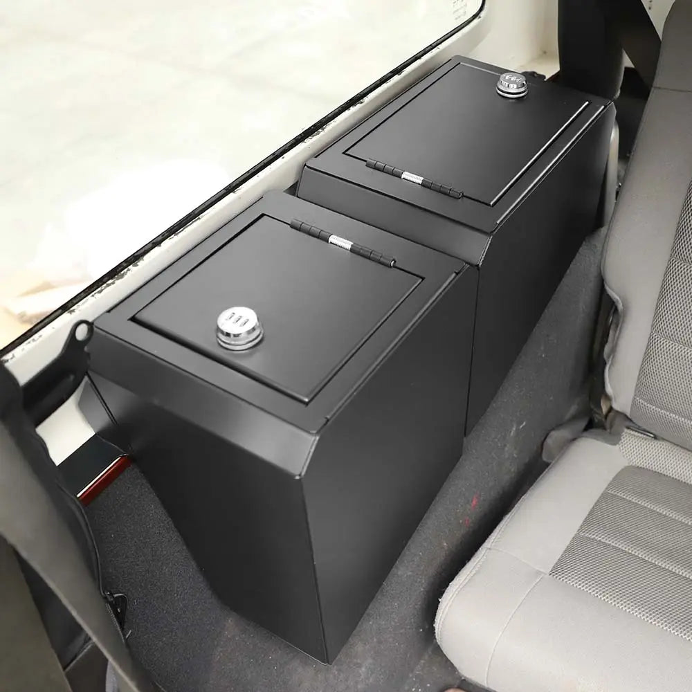 For 2007-2018 Jeep Wrangler JK 2-Dr Trunk Security Storage Box with Combination Lock