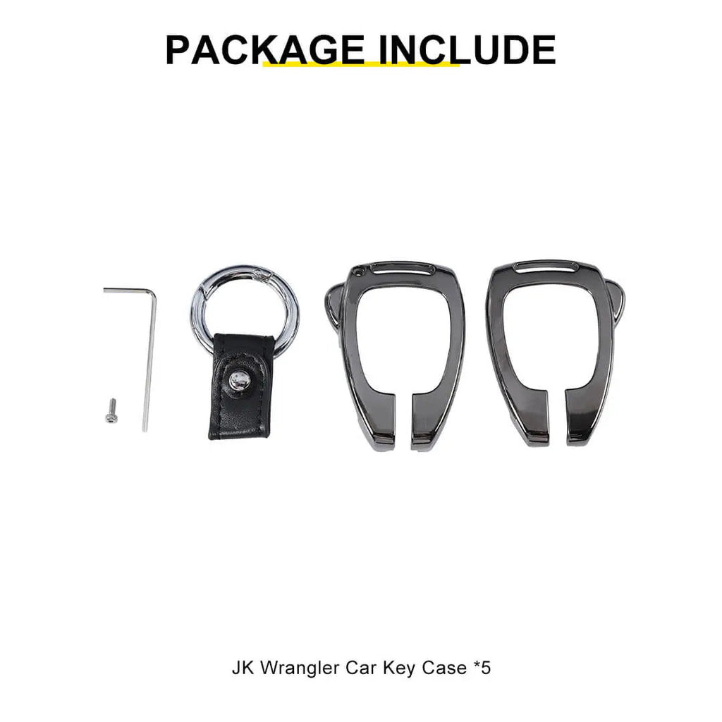 For 2007-2018 Jeep Wrangler JK/2008-2016 Compass/2011-2016 Patriot Key Fob Cover Case Box Protection