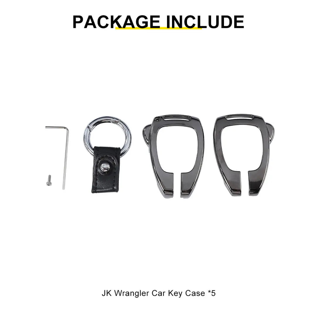 For 2007-2018 Jeep Wrangler JK/2008-2016 Compass/2011-2016 Patriot Key Fob Cover Case Box Protection