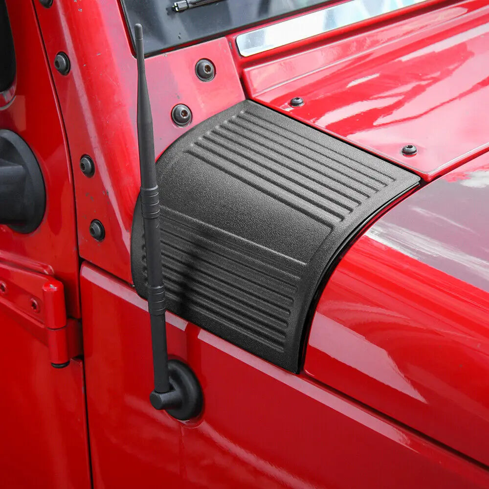 For 2007-2018 Jeep Wrangler JK 2X Hood Cowl Body Armor Cover Corner Guards Trim