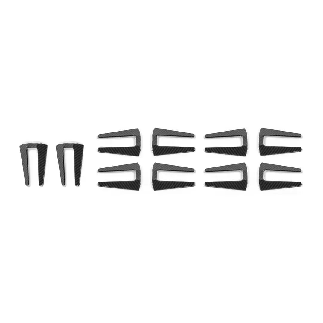 For 2007-2018 Jeep Wrangler JK 4 Door Hood Hinge & Door Hinge Trim Cover Trim Kit（10 pcs）
