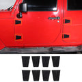 For 2007-2018 Jeep Wrangler JK 4-Door US Flag Door Hinge Cover Trim（8 pcs）
