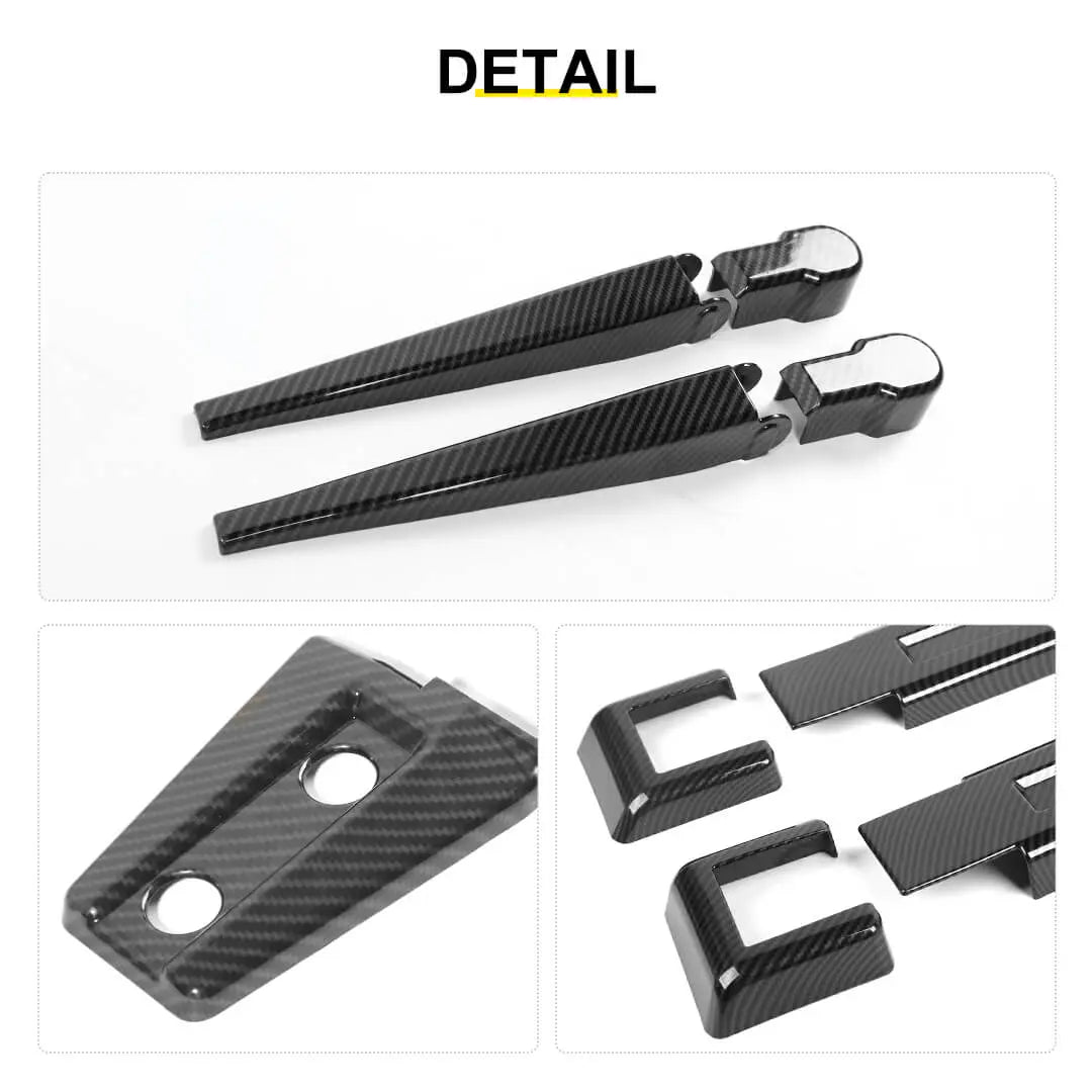 For 2007-2018 Jeep Wrangler JK 4-Door Version Full Set Exterior Decoration Hinges Trims Cover Kit (31 pcs)