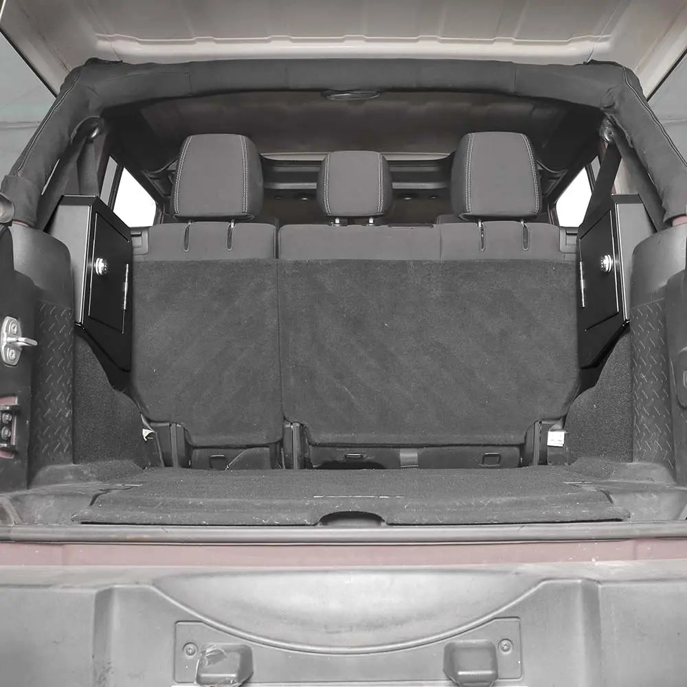 For 2007-2018 Jeep Wrangler JK 4-Dr Trunk Security Storage Box with Lock