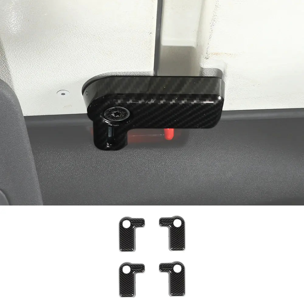 For 2007-2018 Jeep Wrangler JK 4 x Hardtop Release Roof Remove Handle Cover Trim ABS