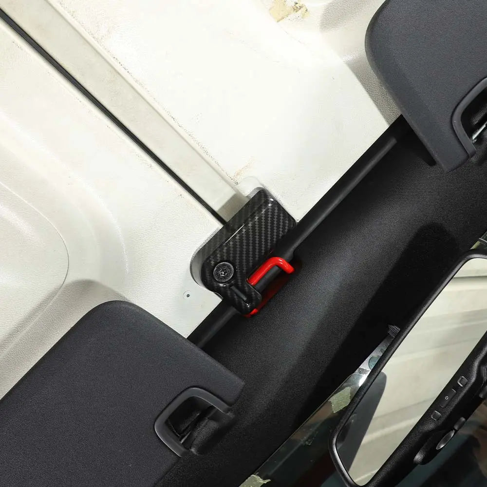 For 2007-2018 Jeep Wrangler JK 4 x Hardtop Release Roof Remove Handle Cover Trim ABS