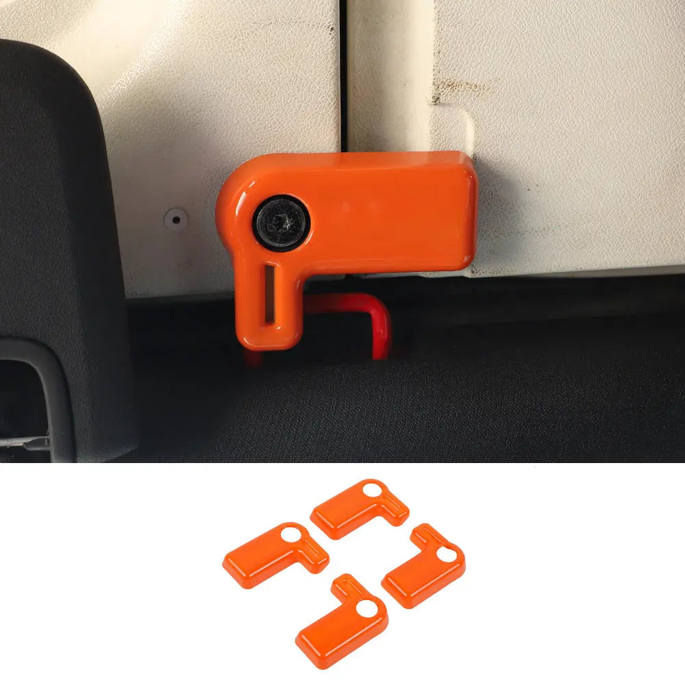 For 2007-2018 Jeep Wrangler JK 4 x Hardtop Release Roof Remove Handle Cover Trim ABS