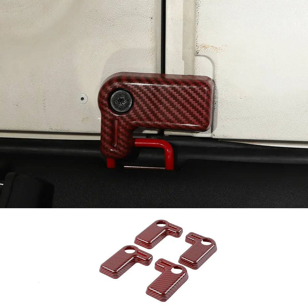 For 2007-2018 Jeep Wrangler JK 4 x Hardtop Release Roof Remove Handle Cover Trim ABS