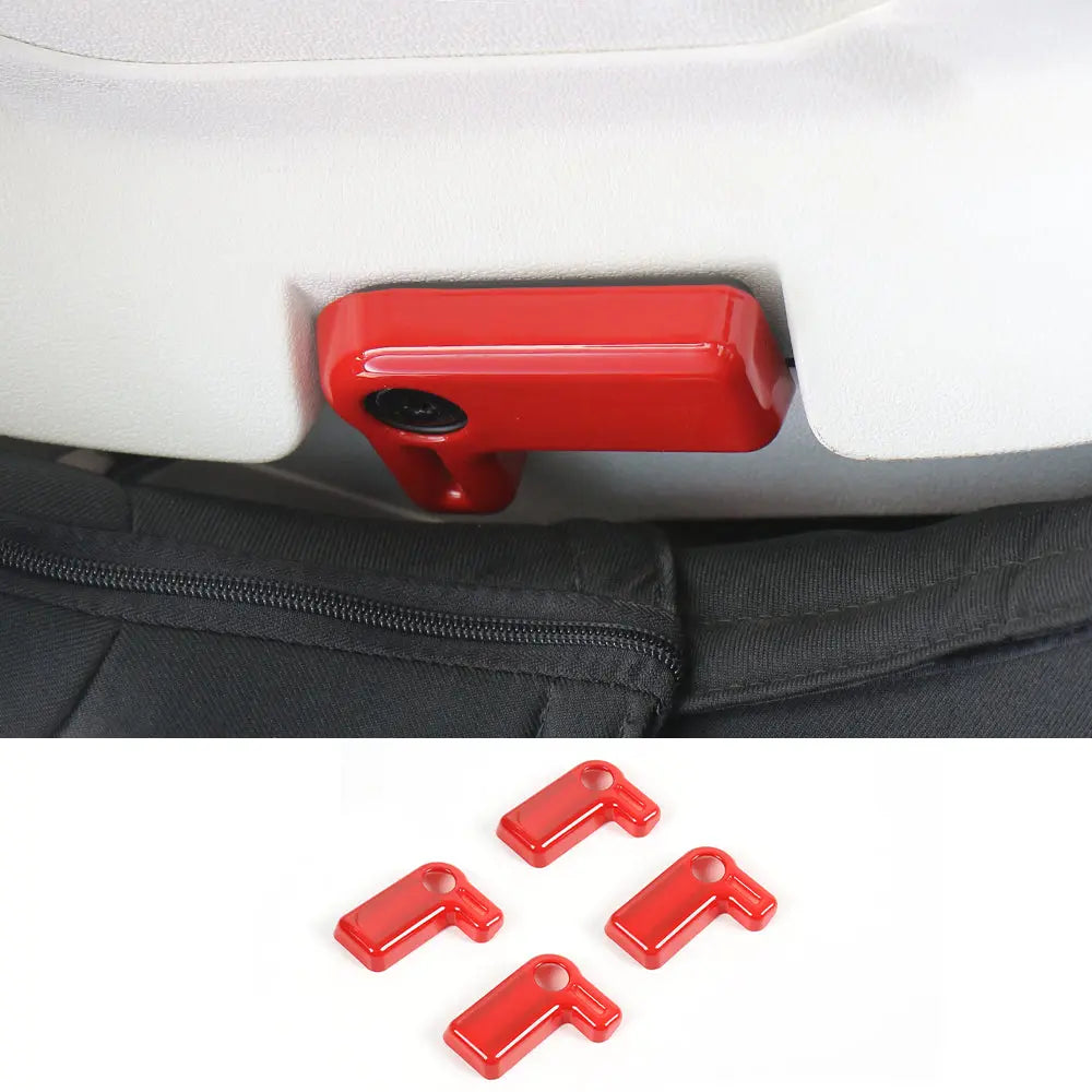 For 2007-2018 Jeep Wrangler JK 4 x Hardtop Release Roof Remove Handle Cover Trim ABS
