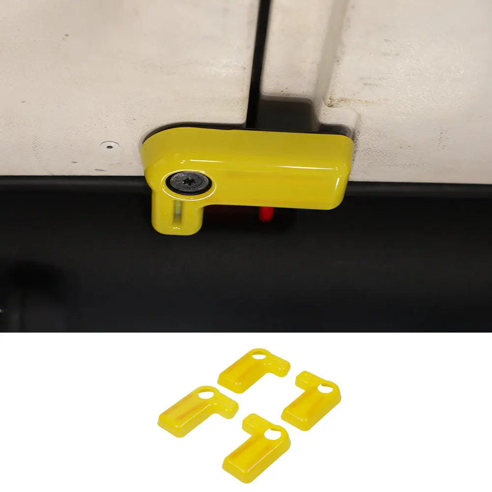 For 2007-2018 Jeep Wrangler JK 4 x Hardtop Release Roof Remove Handle Cover Trim ABS