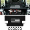 For 2007-2018 Jeep Wrangler JK 4Door Car Rear Trunk Shade Cargo Cover Curtain Black