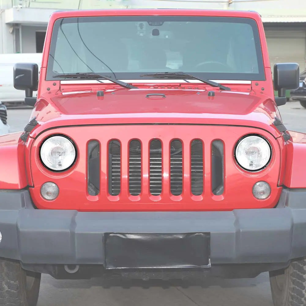 For 2007-2018 Jeep Wrangler JK 7'' Headlight Mounting Bracket Ring Trim Bezel